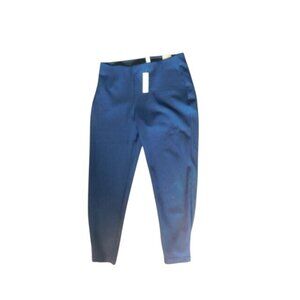 Chico's Size L Large (2) Navy Blue STRETCH Pull On Pant NWT $54